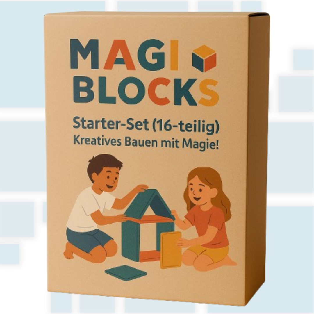 Kit Maison Modulaire Magnétique – Panneaux Créatifs pour Enfants (16 pièces)