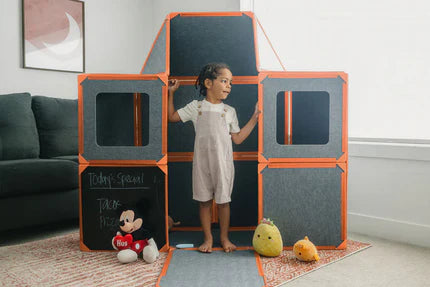 Kit Maison Modulaire Magnétique – Panneaux Créatifs pour Enfants (16 pièces)